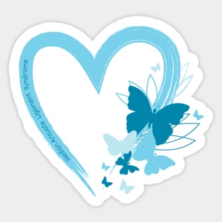 Butterfly Heart (MALS) Sticker